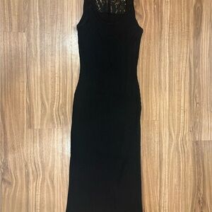 Elegant Black Sleeveless Dress